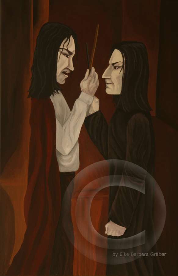 Sirius Black & Severus Snape  Acryl auf Leinwand (acrylics on canvas), 40x60cm, 2006