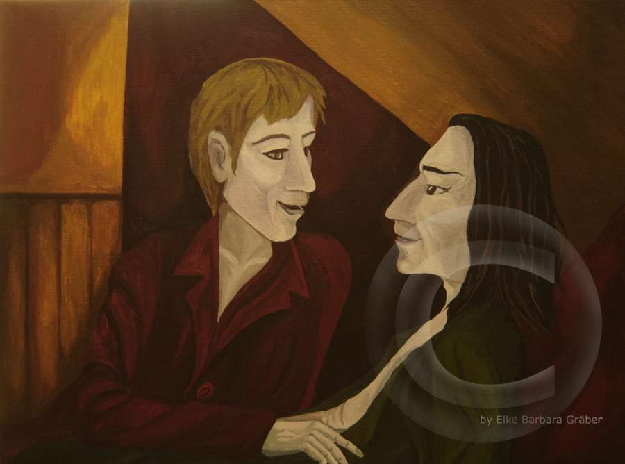 Remus & Severus 2  Acryl auf Leinwand (acrylics on canvas), 30x40cm, 2006
