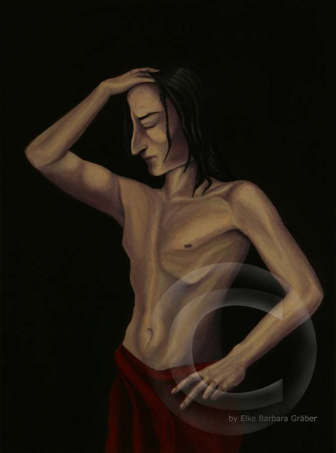 Frust (Frustration)  Öl auf Leinwand (oil on canvas), 30x40cm, 2007