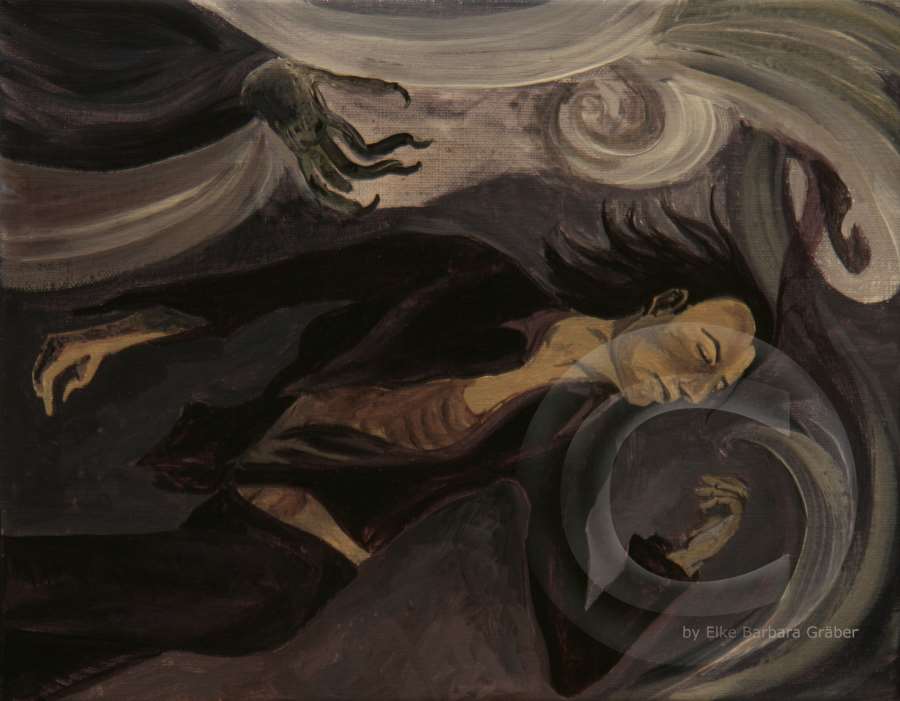 Azkaban  Acryl auf Leinwand (acrylics on canvas), 24x30cm, 2006