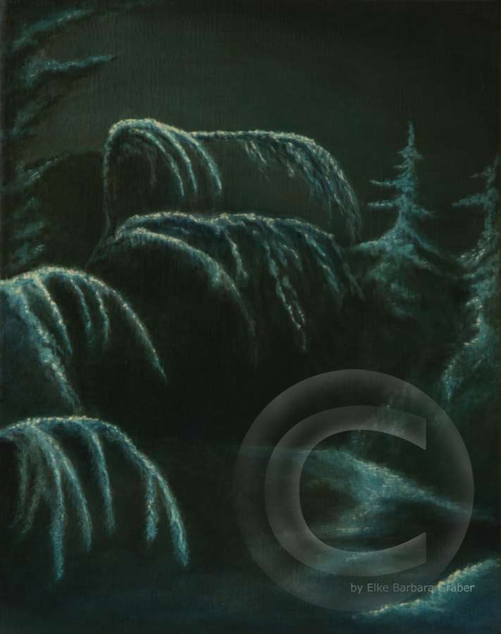 Winter 1 - Leinwand (canvas), 24x30cm, 2008