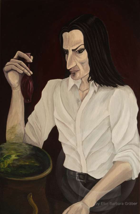 Severus Snape  Acryl auf Leinwand (acrylics on canvas), 40x60cm, 2006
