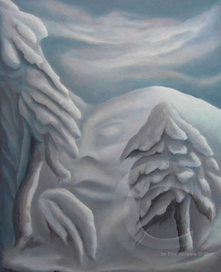 Väterchen Frost (Father Frost) - Leinwand (canvas), 40x50cm, 2008-2009